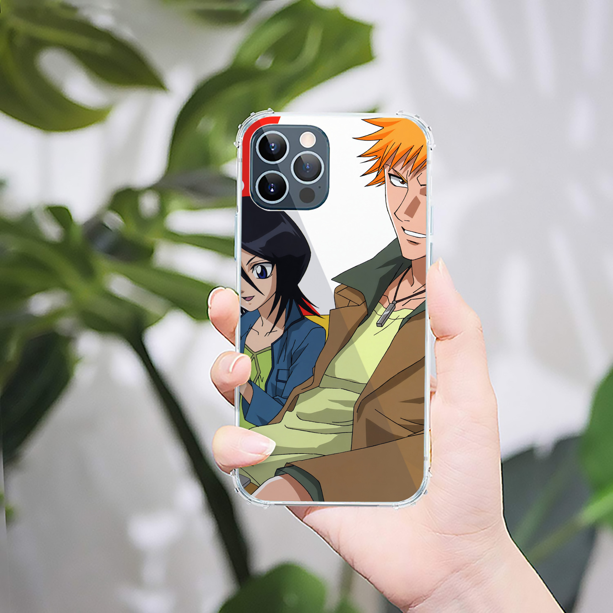 （画像用） ブリーチ BLEACH 【iPhone 12シリーズ対応】透明スマホケース（クリアソフトケース）